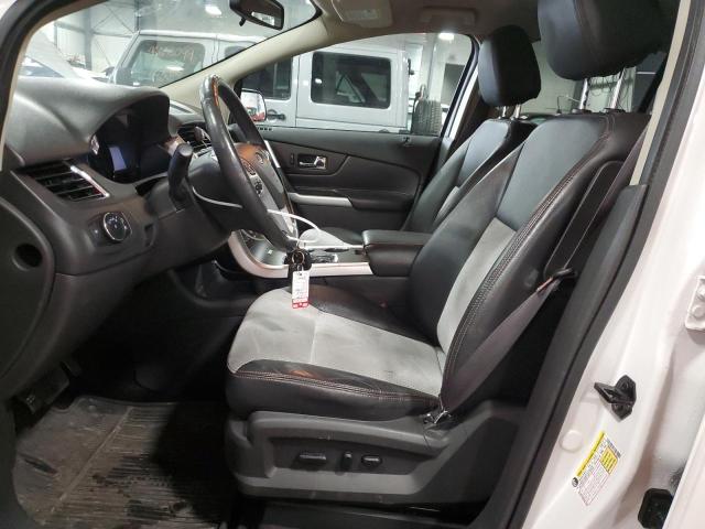 2FMDK4JC2DBB10043 - 2013 FORD EDGE SEL WHITE photo 7