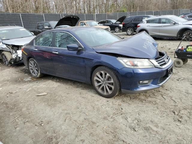 1HGCR2F56EA052186 - 2014 HONDA ACCORD SPORT BLUE photo 4