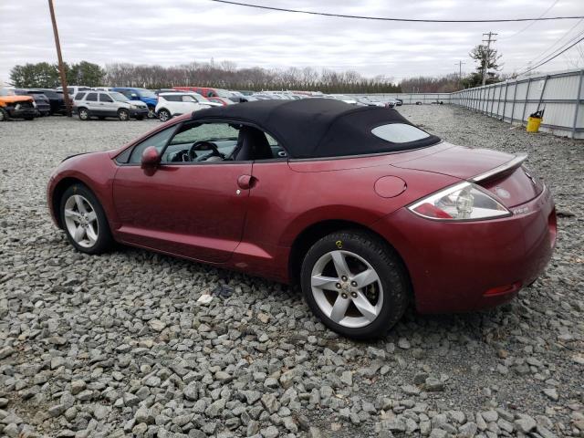 4A3AL35T57E051259 - 2007 MITSUBISHI ECLIPSE SPYDER GT RED photo 2