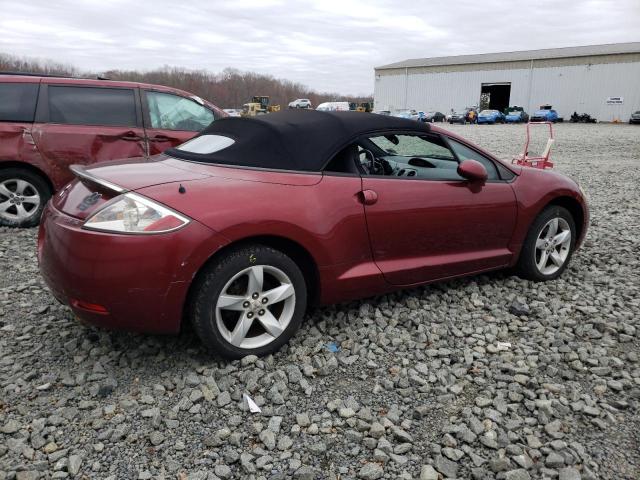 4A3AL35T57E051259 - 2007 MITSUBISHI ECLIPSE SPYDER GT RED photo 3