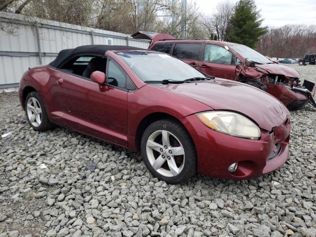 4A3AL35T57E051259 - 2007 MITSUBISHI ECLIPSE SPYDER GT RED photo 4