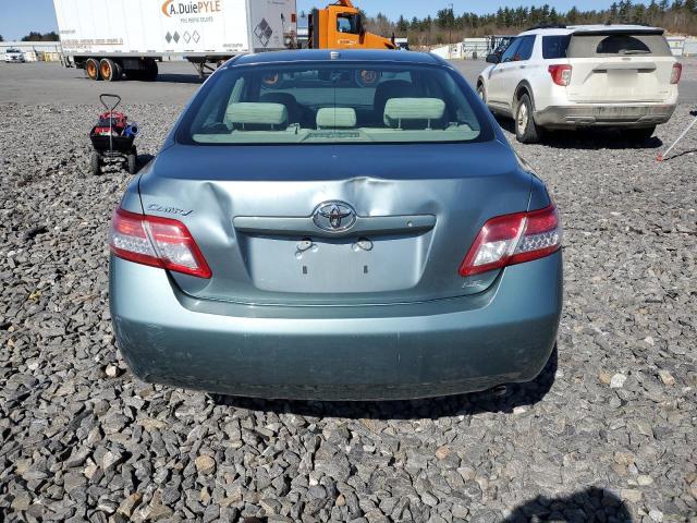 4T4BF3EK5BR102460 - 2011 TOYOTA CAMRY BASE TEAL photo 6