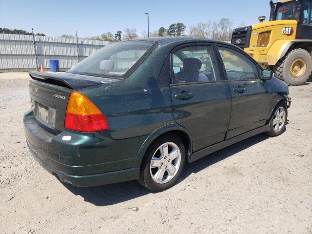 JS2RA41S425101176 - 2002 SUZUKI AERIO S GREEN photo 3