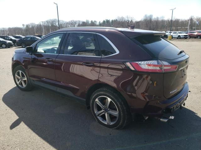 2FMPK4J96LBA83722 - 2020 FORD EDGE SEL MAROON photo 2