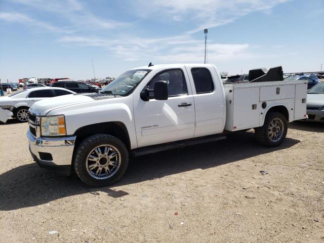 1GC2CXCG1CZ152869 - 2012 CHEVROLET SILVERADO C2500 HEAVY DUTY LT WHITE photo 1