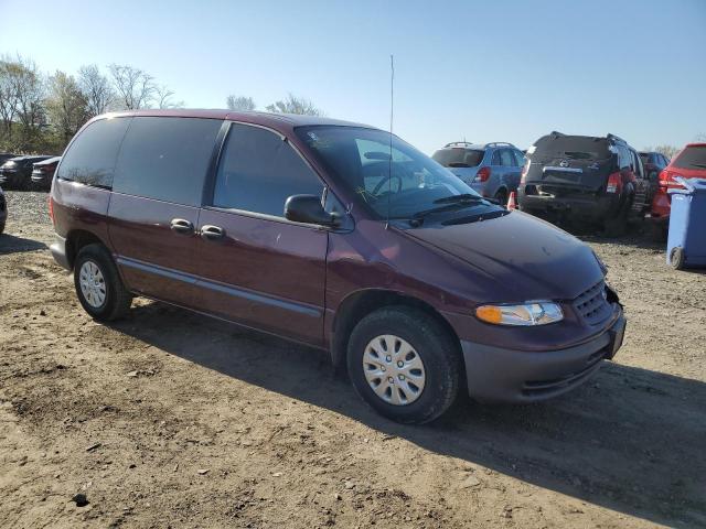 2P4FP2537WR570298 - 1998 PLYMOUTH VOYAGER MAROON photo 4