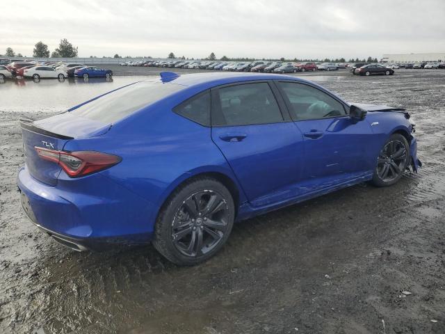 19UUB5F59MA008532 - 2021 ACURA TLX TECH A BLUE photo 3