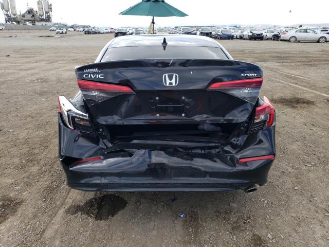 2HGFE2F50NH527681 - 2022 HONDA CIVIC SPORT BLACK photo 6