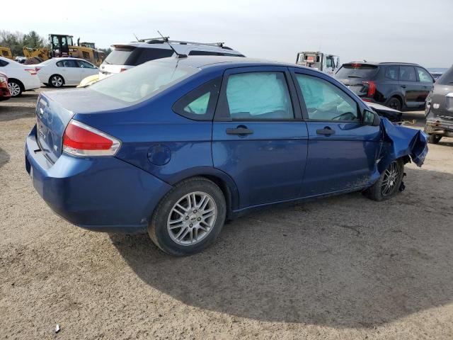 1FAHP35NX9W179359 - 2009 FORD FOCUS SE BLUE photo 3