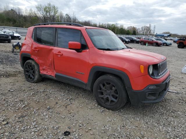 ZACCJABB3HPE92687 - 2017 JEEP RENEGADE LATITUDE RED photo 4