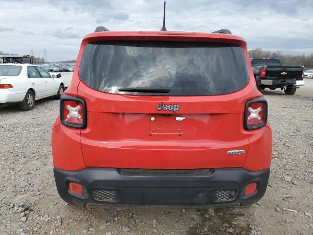 ZACCJABB3HPE92687 - 2017 JEEP RENEGADE LATITUDE RED photo 6