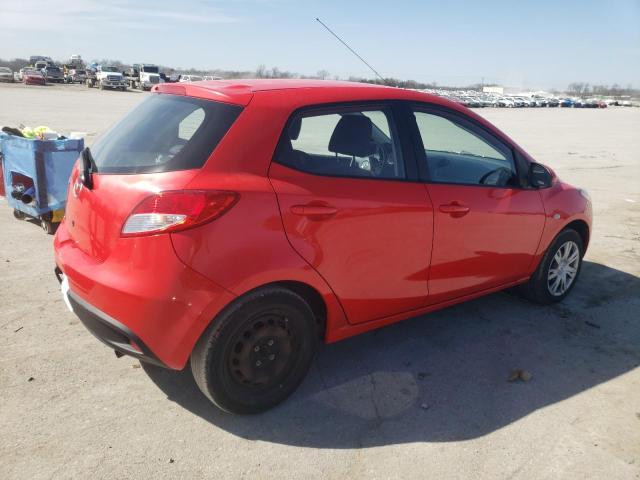 JM1DE1HY1B0128270 - 2011 MAZDA MAZDA2 RED photo 3