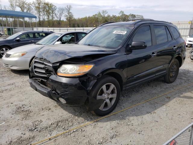 5NMSH13E29H280323 - 2009 HYUNDAI SANTA FE SE BLACK photo 1