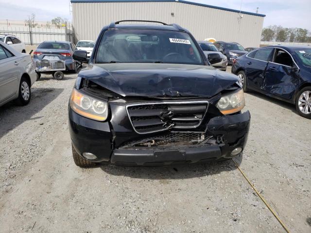 5NMSH13E29H280323 - 2009 HYUNDAI SANTA FE SE BLACK photo 5