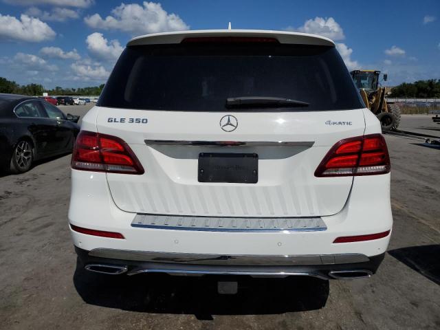 4JGDA5HB0JB009882 - 2018 MERCEDES-BENZ GLE 350 4MATIC WHITE photo 6