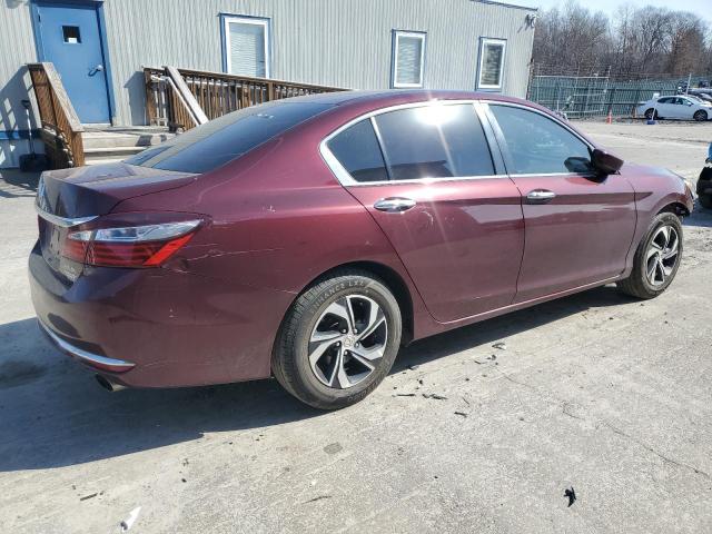 1HGCR2F35HA093170 - 2017 HONDA ACCORD LX BURGUNDY photo 3