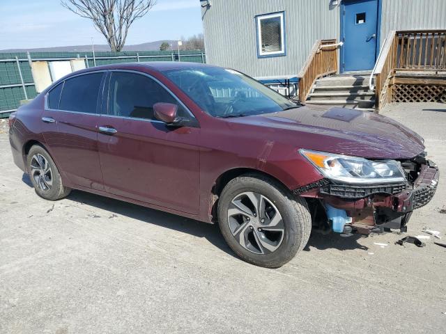 1HGCR2F35HA093170 - 2017 HONDA ACCORD LX BURGUNDY photo 4