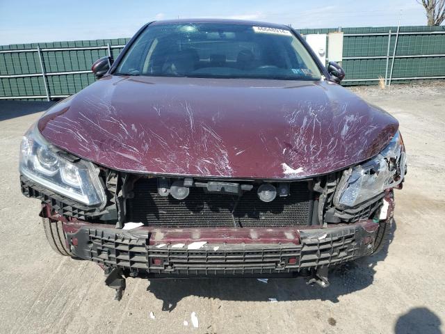 1HGCR2F35HA093170 - 2017 HONDA ACCORD LX BURGUNDY photo 5