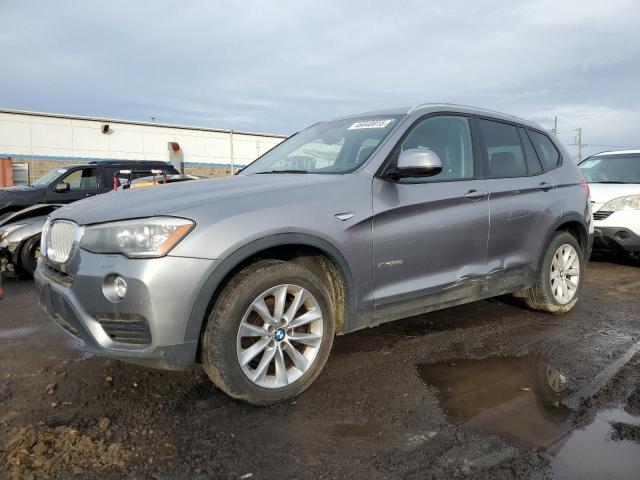 5UXWY3C51F0E95847 - 2015 BMW X3 XDRIVE28D GRAY photo 1