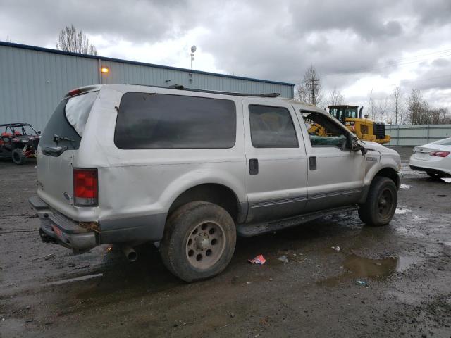 1FMSU41P63EC08385 - 2003 FORD EXCURSION XLT SILVER photo 3