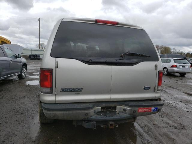 1FMSU41P63EC08385 - 2003 FORD EXCURSION XLT SILVER photo 6