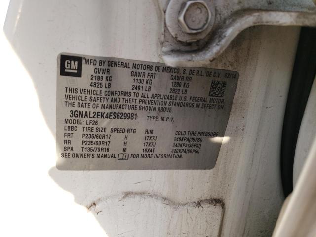 3GNAL2EK4ES629981 - 2014 CHEVROLET CAPTIVA LS 白色 照片 13