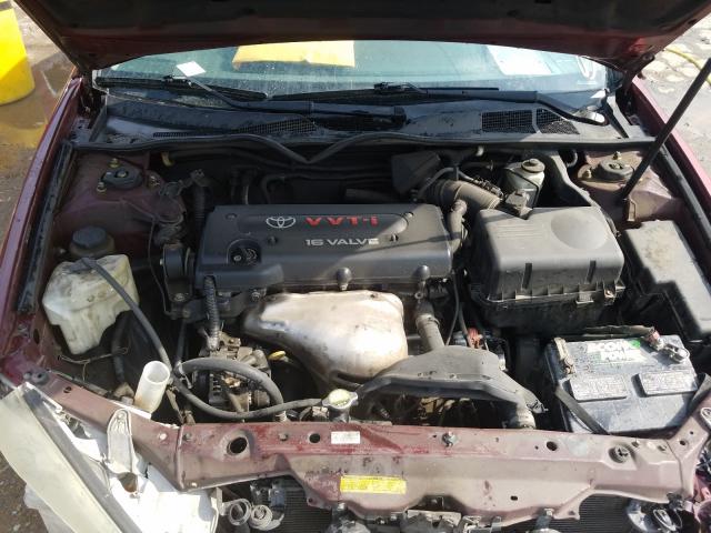 4T1BE32K74U329508 - 2004 TOYOTA CAMRY LE BURN photo 7