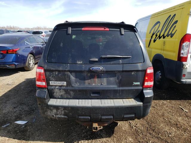 1FMCU9DG9BKB69224 - 2011 FORD ESCAPE XLT BLACK photo 6