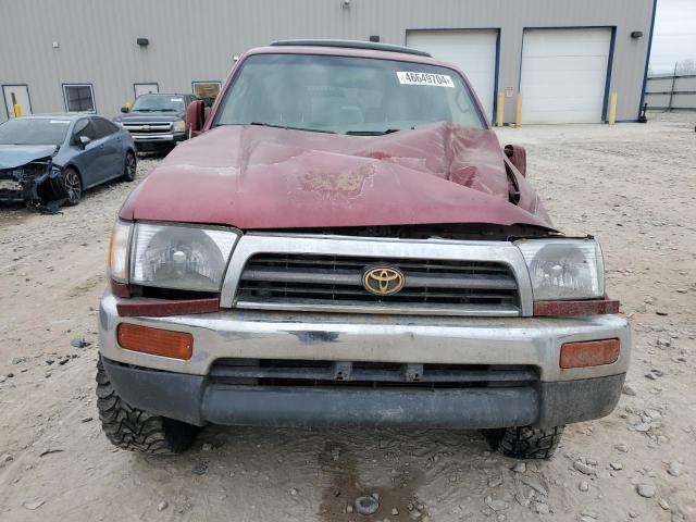 JT3HN86R2V0073374 - 1997 TOYOTA 4RUNNER SR5 RED photo 5