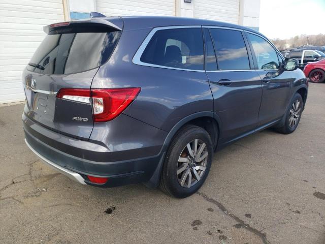 5FNYF6H53KB059245 - 2019 HONDA PILOT EXL GRAY photo 3