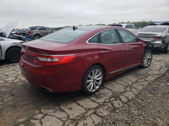 KMHFH4JG2EA380753 - 2014 HYUNDAI AZERA GLS RED photo 3