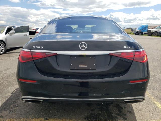 W1K6G7GB9NA137953 - 2022 MERCEDES-BENZ S 580 4MATIC BLACK photo 6