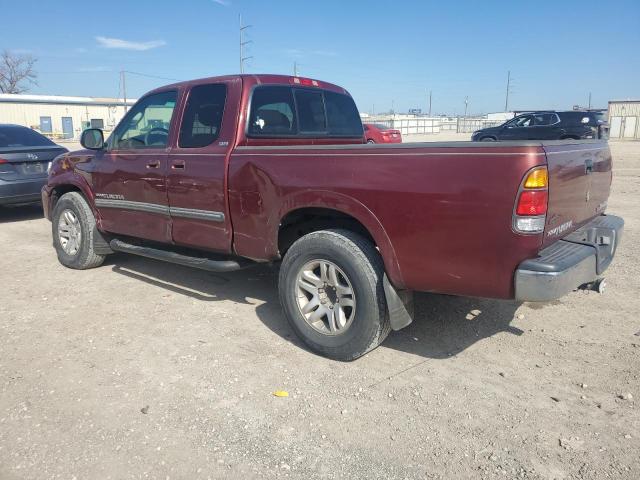 5TBBT441X3S393543 - 2003 TOYOTA TUNDRA ACCESS CAB SR5 RED photo 2