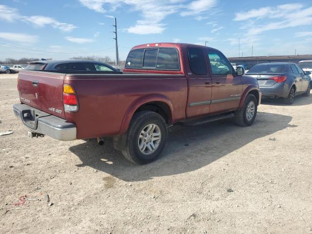 5TBBT441X3S393543 - 2003 TOYOTA TUNDRA ACCESS CAB SR5 RED photo 3