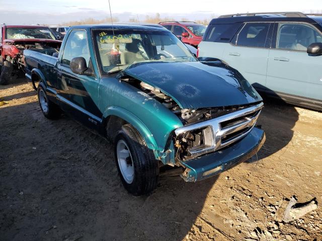 1GCCS1444TK217196 - 1996 CHEVROLET S10 S10 GREEN photo 4