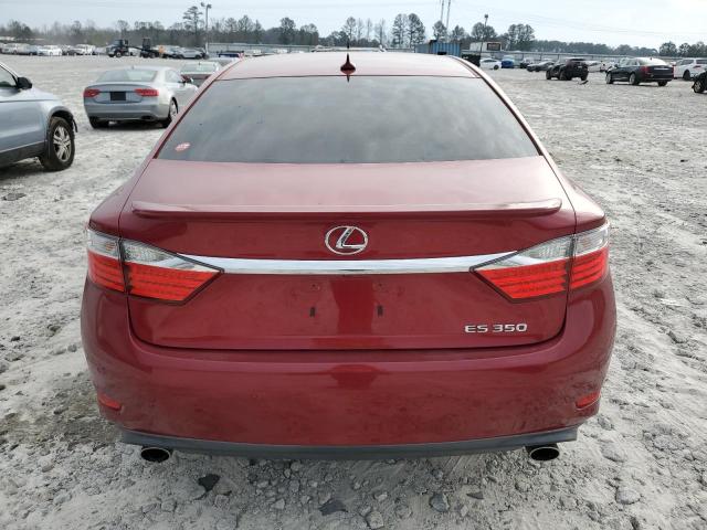 JTHBK1GG3D2039315 - 2013 LEXUS ES 350 RED photo 6