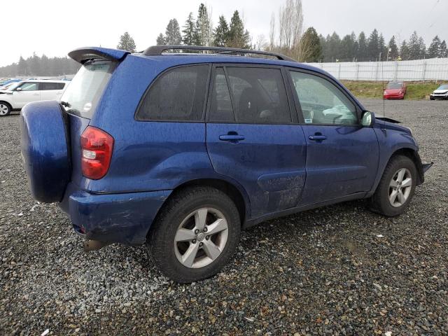 JTEGD20VX40021952 - 2004 TOYOTA RAV4 BLUE photo 3