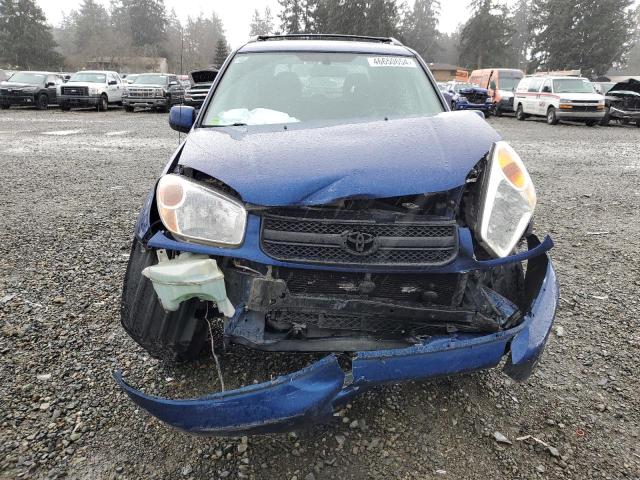 JTEGD20VX40021952 - 2004 TOYOTA RAV4 BLUE photo 5