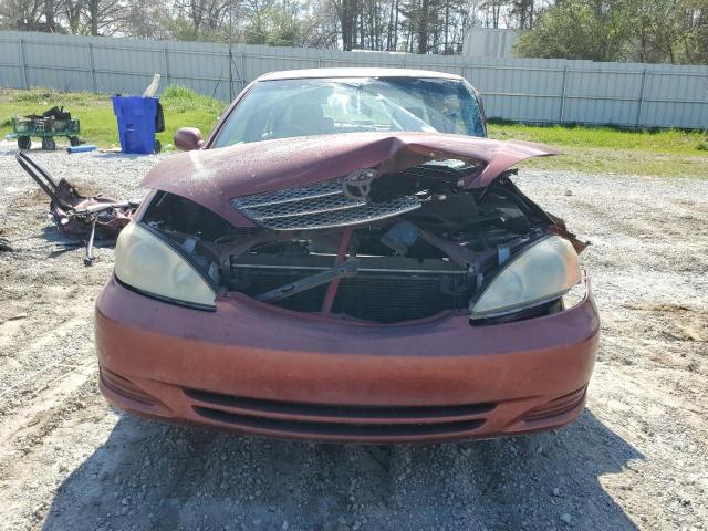 4T1BE30K83U225174 - 2003 TOYOTA CAMRY LE RED photo 5