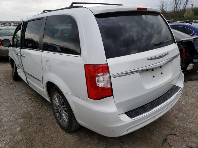 2C4RC1CG3ER460988 - 2014 CHRYSLER TOWN & COU TOURING L WHITE photo 2