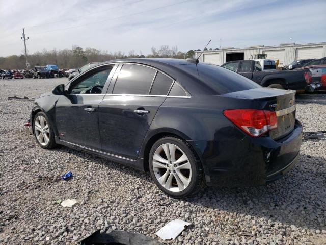 1G1PG5SB5F7151267 - 2015 CHEVROLET CRUZE LTZ BLACK photo 2