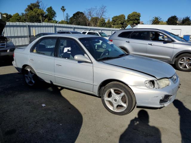 1NXBR12E51Z528071 - 2001 TOYOTA COROLLA CE SILVER photo 4