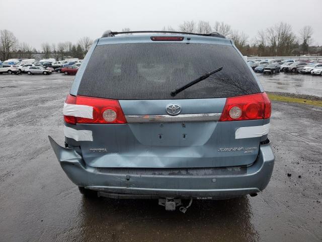 5TDBK22C17S003583 - 2007 TOYOTA SIENNA XLE BLUE photo 6