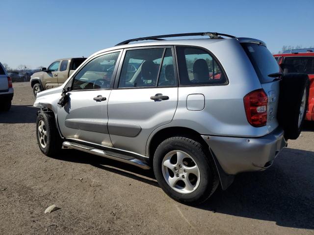 JTEGD20V340029164 - 2004 TOYOTA RAV4 SILVER photo 2