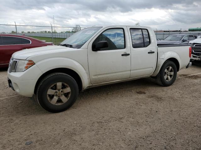 1N6AD0ER4DN752869 - 2013 NISSAN FRONTIER S WHITE photo 1