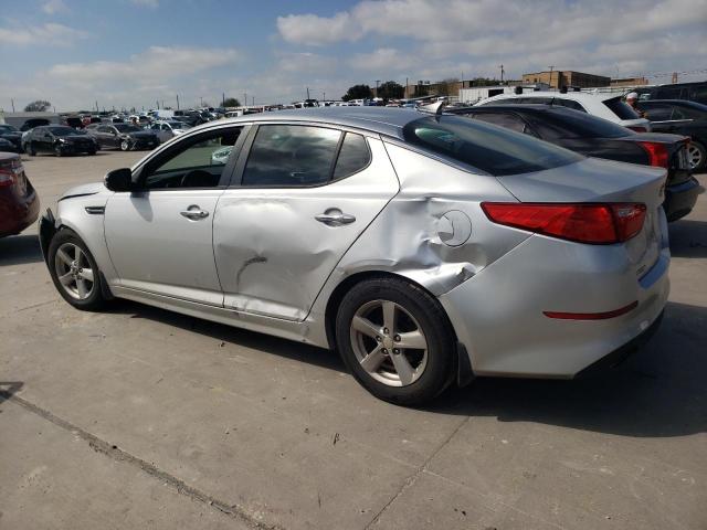 5XXGM4A71FG377675 - 2015 KIA OPTIMA LX SILVER photo 2