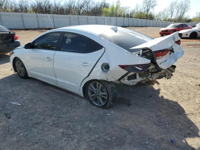 5NPD84LF8JH277811 - 2018 HYUNDAI ELANTRA SEL WHITE photo 2