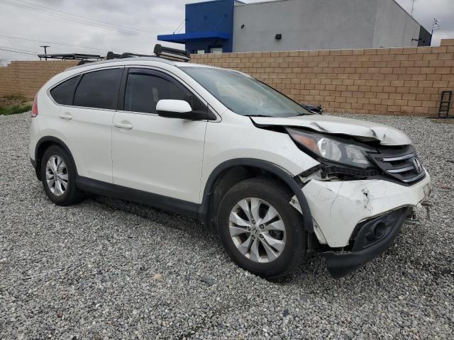 5J6RM4H79EL040713 - 2014 HONDA CR-V EXL WHITE photo 4