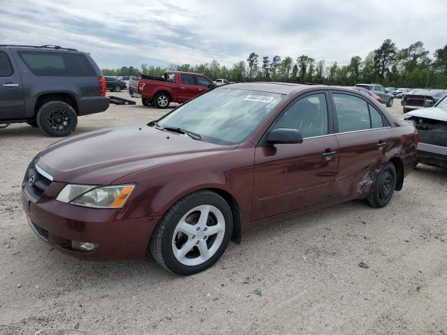 5NPEU46F58H390038 - 2008 HYUNDAI SONATA SE BURGUNDY photo 1