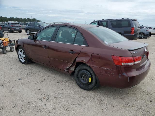 5NPEU46F58H390038 - 2008 HYUNDAI SONATA SE BURGUNDY photo 2